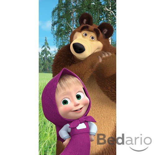 Osuška 70x140 - Máša a Medvěd