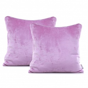 Povlak na polštářek mikroflanel 45x45 - Lila