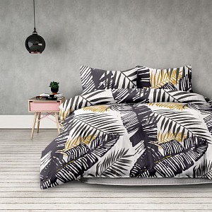 Povlečení mako bavlna AVERI 220x200+70x90 Fern