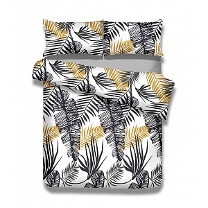 Povlečení mako bavlna AVERI 220x200+70x90 Fern