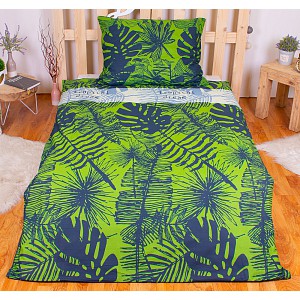 Povlečení mako bavlna AVERI 140x200+70x90 Rainforest