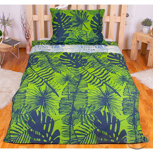 Povlečení mako bavlna AVERI 140x200+70x90 Rainforest