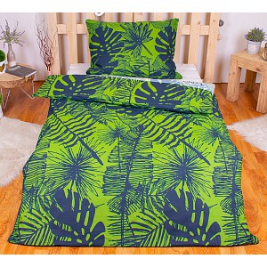 Povlečení mako bavlna AVERI 140x200+70x90 Rainforest