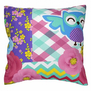 Bavlněný povlak 40x40 Sovička