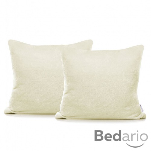 Povlak na polštářek mikroflanel 45x45 - Krémová