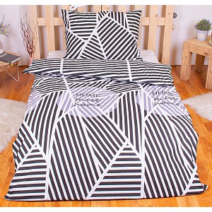 Povlečení mako bavlna AVERI 140x200+70x90 Sweet home light