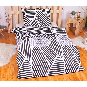 Povlečení mako bavlna AVERI 140x200+70x90 Sweet home light