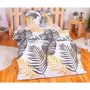 Povlečení mako bavlna AVERI 140x200+70x90 Fern