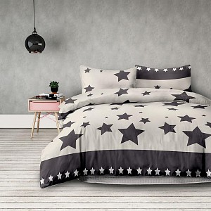 Povlečení mako bavlna AVERI 220x200+70x90 Starlight