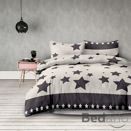 Povlečení mako bavlna AVERI 220x200+70x90 Starlight