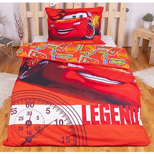 Povlečení z mikrovlákna 140x200+70x90 Cars Legend