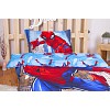 Povlečení z mikrovlákna 140x200+70x90 Spiderman Blue