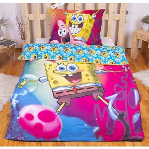 Bavlněné povlečení 140x200+70x90 SpongeBob