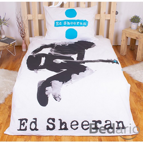 Bavlněné povlečení 140x200+70x90 Ed Sheeran