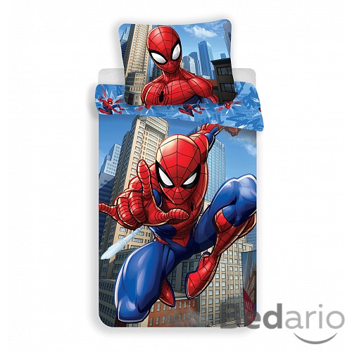 Bavlněné povlečení 140x200+50x70 Spiderman