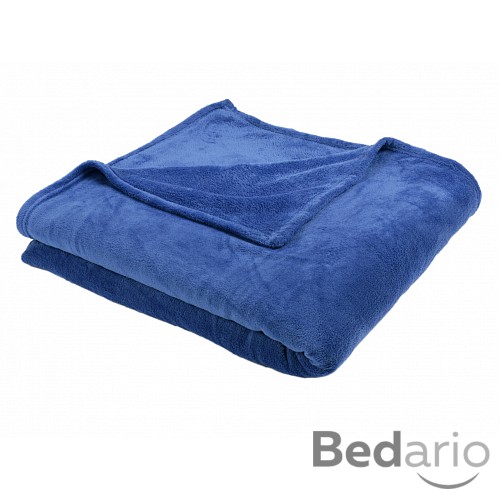 Mikroflanelová deka Premium 230x200 - Královská modrá