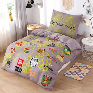 3D povlečení 140x200+70x90 Pivovarské