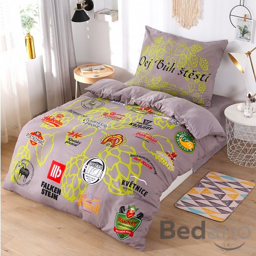 3D povlečení 140x200+70x90 Pivovarské