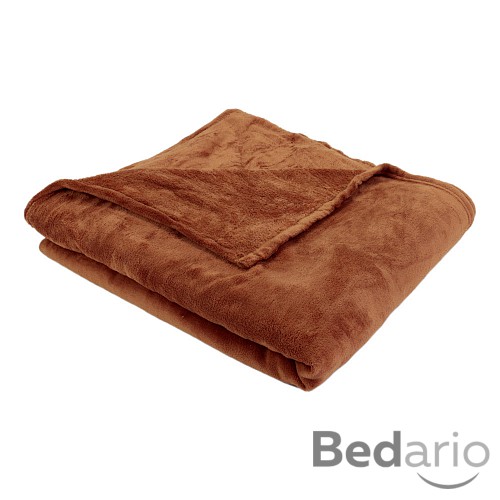 Deka jemné mikrovlákno 220x200 Hnědá