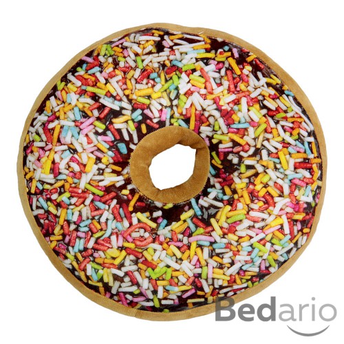 Dekorační plyšový polštářek DONUT II 40 cm - Extra posyp