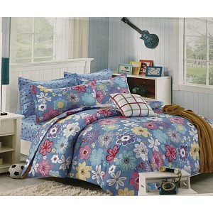 Bavlněné povlečení 140x200+70x90 Happy Flowers