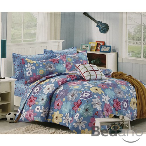 Bavlněné povlečení 140x200+70x90 Happy Flowers