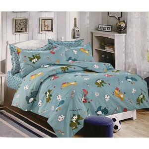 Bavlněné povlečení 140x200+70x90 Dino Celebration