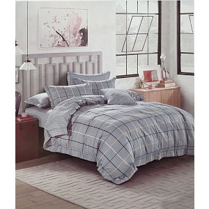 Bavlněné povlečení 140x200+70x90 Chequered