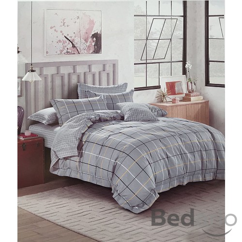 Bavlněné povlečení 140x200+70x90 Chequered
