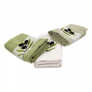 Olives dárkový set - vaflové utěrky 3ks