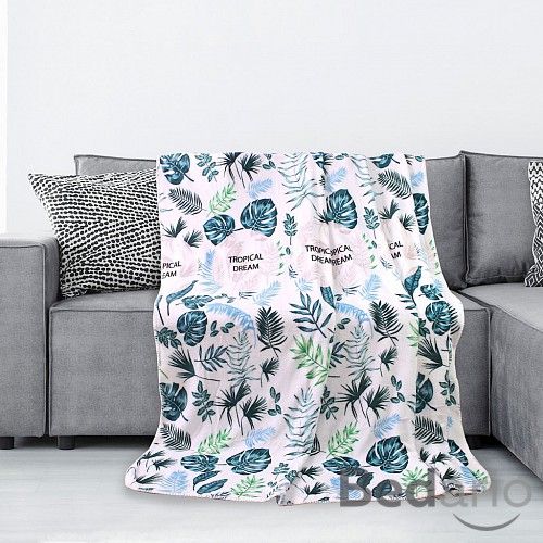 Deka mikroflanel DELUXE Botanique 220x240