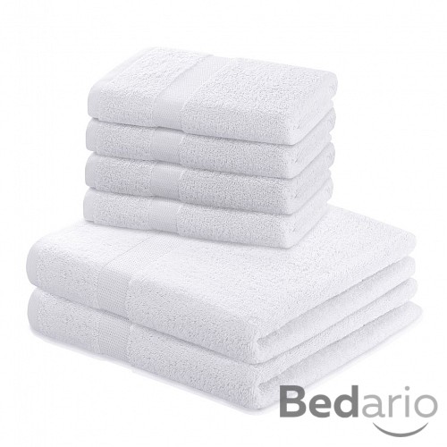 Set luxusních froté ručníků a osušek MARINA 4+2 Bílý