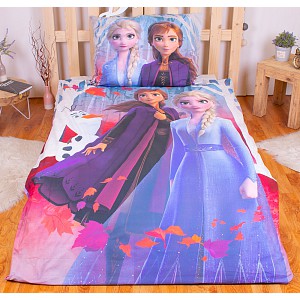 Bavlněné povlečení Frozen II Leaves 140x200+70x90