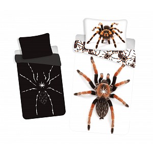 Bavlněné povlečení 140x200+70x90 Spider ve tmě svítí