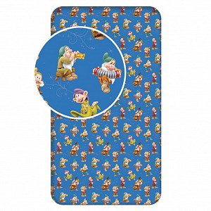 Bavlněné prostěradlo 90x200 Sněhurka