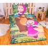 Bavlněné povlečení 140x200+70x90 Máša a Medvěd zas a znova