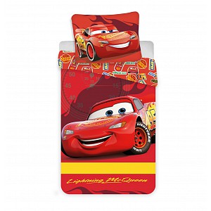Bavlněné povlečení do postýlky 40x60+100x135 Cars baby McQueen