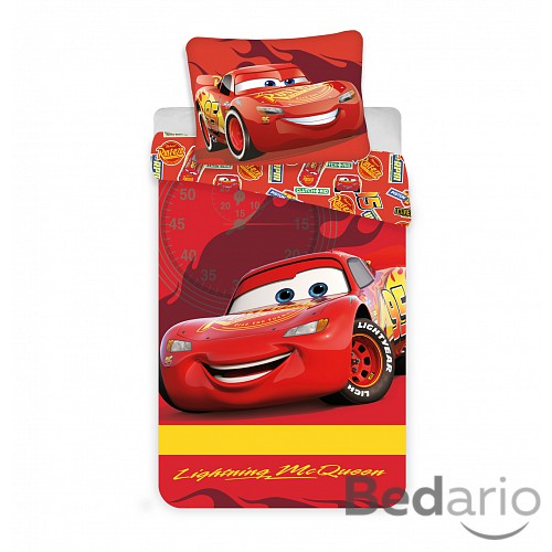 Bavlněné povlečení do postýlky 40x60+100x135 Cars baby McQueen
