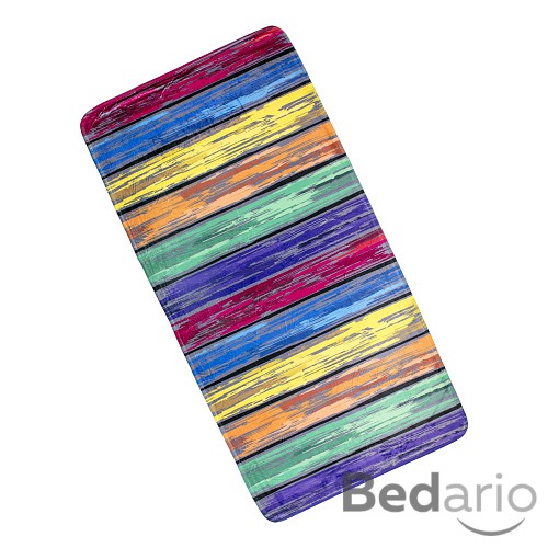 3D Podlahová předložka 60x120 Barevný plot