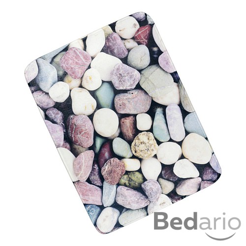 3D Podlahová předložka 50x70 Barevné oblázky