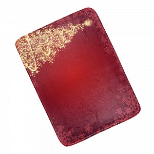 3D Podlahová předložka 50x70 Christmas tree