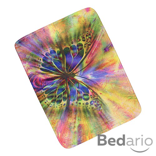 3D Podlahová předložka 50x70 Abstraktní motýle