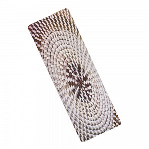 3D Podlahová předložka 60x180 Proutěná spirála
