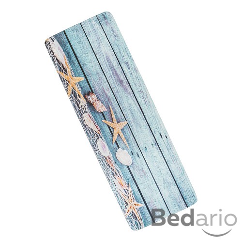 3D Podlahová předložka 60x180 Mořská pláž - molo