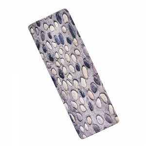 3D Podlahová předložka 60x180 Oblázková zeď