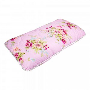 Polštář ECONOMY 40x80 Růžový s kvítky