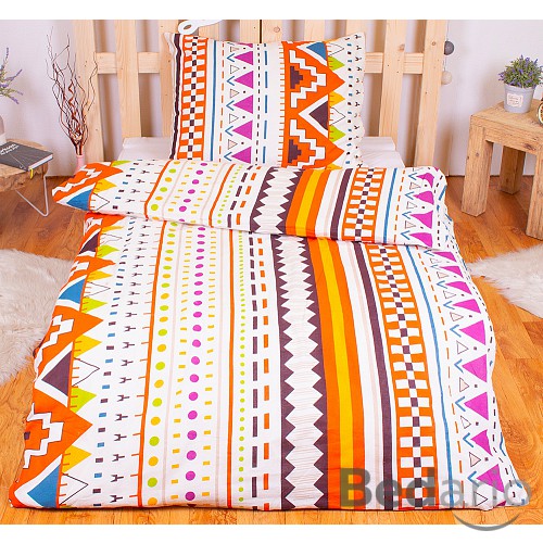 FLANELOVÉ POVLEČENÍ ECONOMY 140x200+70x90 Inka