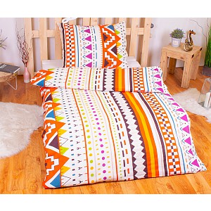 FLANELOVÉ POVLEČENÍ ECONOMY 140x200+70x90 Inka