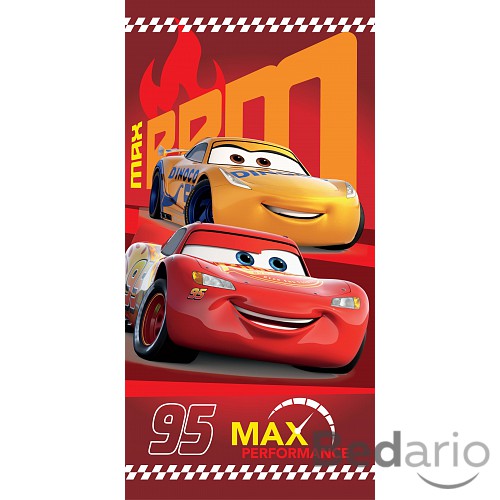 Osuška 70x140 - Cars Red 95