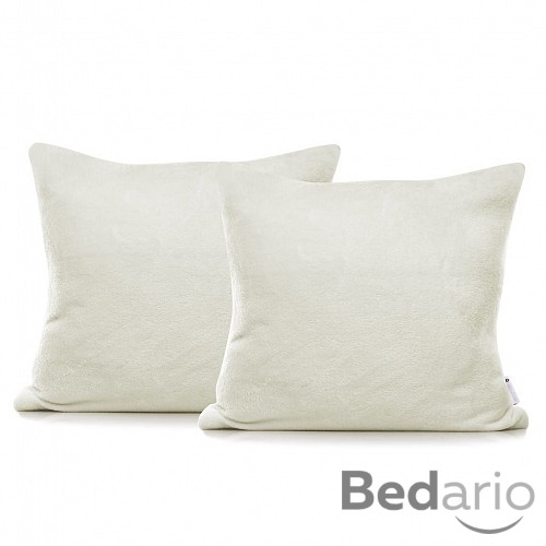 Povlak na polštářek mikroflanel 45x45 - Světle krémová